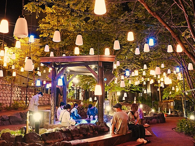 定山渓夏灯路