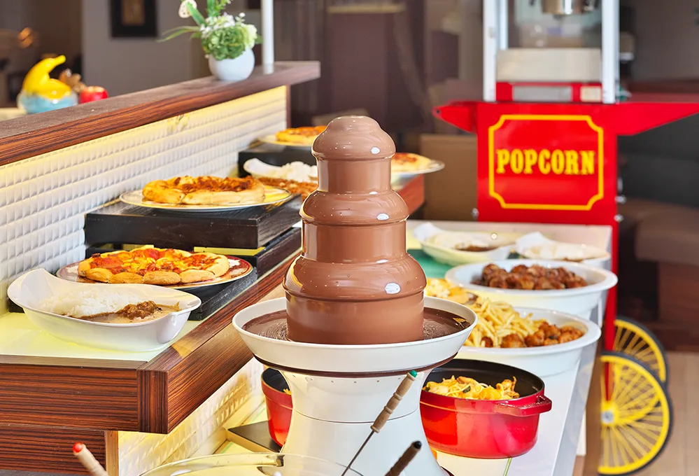 チョコレートファウンテン