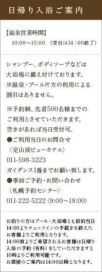 定山渓温泉 定山渓ビューホテル 無料送迎直行バスのご案内 楽天トラベル