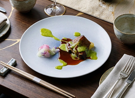 【フレンチ懐石プラン】公式サイト限定30％OFF＆会員割引でさらにお得◆箸で食べる和フレンチ＜2食付＞